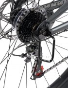 VELORS Bicicleta MTB-Full Suspension Trail V26271D GriNegru 26 inch echipare Shimano 21 viteze manete secventiale frane disc mecanice