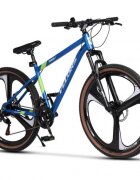 VELORS Bicicleta MTB-HT Power 2.7 V27302M AlbastruAlbVerde 27 inch cadru aluminiu