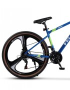 VELORS Bicicleta MTB-HT Power 2.7 V27302M AlbastruAlbVerde 27 inch cadru aluminiu