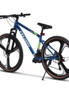 VELORS Bicicleta MTB-HT Power 2.7 V27302M AlbastruAlbVerde 27 inch cadru aluminiu