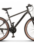VELORS Bicicleta MTB Mercury V26301G GriNegru Schimbator spate Carpat Roti 26 Inch Manete Schimbator Rotative 21 viteze Frane Mecanice Disc fataspate