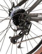 VELORS Bicicleta MTB Mercury V26301G GriNegru Schimbator spate Carpat Roti 26 Inch Manete Schimbator Rotative 21 viteze Frane Mecanice Disc fataspate