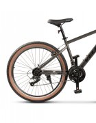VELORS Bicicleta MTB Mercury V26301G GriNegru Schimbator spate Carpat Roti 26 Inch Manete Schimbator Rotative 21 viteze Frane Mecanice Disc fataspate