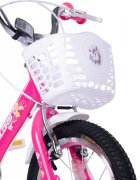 VELORS Bicicleta pentru copii 2-4 ani V1202A Fucsia Roti 12 Inch Frane fataspate V-Brake Roti ajutatoare