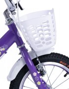 VELORS Bicicleta pentru copii 2-4 ani V1202A Mov Roti 12 Inch Frane fataspate V-Brake Roti ajutatoare