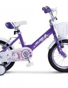 VELORS Bicicleta pentru copii 2-4 ani V1202A Mov Roti 12 Inch Frane fataspate V-Brake Roti ajutatoare