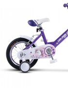 VELORS Bicicleta pentru copii 2-4 ani V1202A Mov Roti 12 Inch Frane fataspate V-Brake Roti ajutatoare