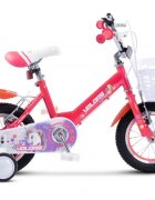 VELORS Bicicleta pentru copii 2-4 ani V1202A Roz Roti 12 Inch Frane fataspate V-Brake Roti ajutatoare
