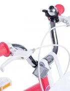 VELORS Bicicleta pentru copii 2-4 ani V1202A Roz Roti 12 Inch Frane fataspate V-Brake Roti ajutatoare