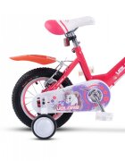 VELORS Bicicleta pentru copii 2-4 ani V1202A Roz Roti 12 Inch Frane fataspate V-Brake Roti ajutatoare