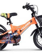 VELORS Bicicleta pentru copii V1201A portocaliu roti 12 inch varsta 2-4 ani inaltime utilizator 85-100 cm greutate suportata 80 kg