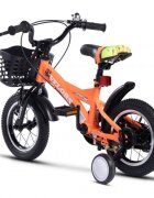 VELORS Bicicleta pentru copii V1201A portocaliu roti 12 inch varsta 2-4 ani inaltime utilizator 85-100 cm greutate suportata 80 kg