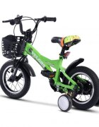 VELORS Bicicleta pentru copii V1201A verde roti 12 inch varsta 2-4 ani inaltime utilizator 85-100 cm greutate suportata 80 kg