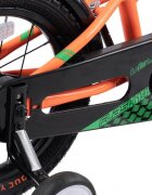 VELORS Bicicleta pentru copii V1407B PortocaliuVerde 14 inch cu roti ajutatoare