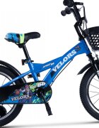 VELORS Bicicleta pentru copii V1601A Albastru roti 16 inch varsta 4-6 ani 16 viteze inaltime utilizator 100-115 cm greutate suportata 60 kg