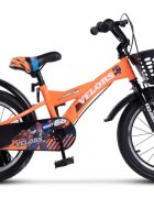 VELORS Bicicleta pentru copii V1601A Portocaliu roti 16 inch 4-6 ani 16 viteze inaltime utilizator 100-115 cm greutate suportata 60 kg