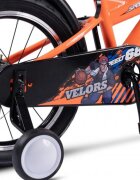 VELORS Bicicleta pentru copii V1601A Portocaliu roti 16 inch 4-6 ani 16 viteze inaltime utilizator 100-115 cm greutate suportata 60 kg