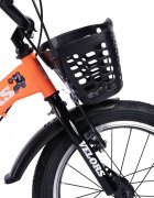 VELORS Bicicleta pentru copii V1601A Portocaliu roti 16 inch 4-6 ani 16 viteze inaltime utilizator 100-115 cm greutate suportata 60 kg