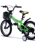 VELORS Bicicleta pentru copii V1601A Verde roti 16 inch varsta 4-6 ani 16 viteze inaltime utilizator 100-115 cm greutate suportata 60 kg