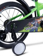 VELORS Bicicleta pentru copii V1601A Verde roti 16 inch varsta 4-6 ani 16 viteze inaltime utilizator 100-115 cm greutate suportata 60 kg