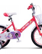 VELORS Bicicleta pentru copii V1602A Roz varsta 4-6 ani roti 16 inch greutate suportata 60 kg inaltime utilizator 100-115 cm