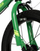 VELORS Bicicleta pentru copii V1603B VerdeNegru roti 16 inch inaltime utilizator 100-115 cm greutate suportata 60 kg