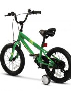 VELORS Bicicleta pentru copii V1603B VerdeNegru roti 16 inch inaltime utilizator 100-115 cm greutate suportata 60 kg