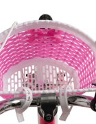 VELORS Bicicleta pentru copii V1604B Fucsia 16 inch cu roti ajutatoare cosulet cadru din otel varsta 4-6 ani