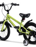 VELORS Bicicleta pentru copii V1607B Verde 16 inch cu roti ajutatoare