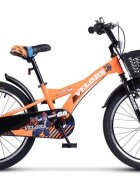 VELORS Bicicleta pentru copii V1801A Portocaliu roti 18 inch varsta 5-7 ani inaltime utilizator 110-125 cm greutate suportata 80 kg