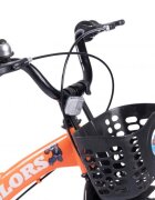 VELORS Bicicleta pentru copii V1801A Portocaliu roti 18 inch varsta 5-7 ani inaltime utilizator 110-125 cm greutate suportata 80 kg