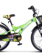 VELORS Bicicleta pentru copii V1801A Verde roti 18 inch varsta 5-7 ani inaltime utilizator 110-125 cm greutate suportata 80 kg