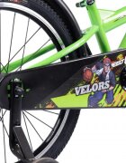 VELORS Bicicleta pentru copii V1801A Verde roti 18 inch varsta 5-7 ani inaltime utilizator 110-125 cm greutate suportata 80 kg