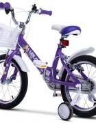 VELORS Bicicleta pentru copii V1802A Mov roti 18 inch varsta 5-7 ani inaltime utilizator 110-125 cm greutate suportata 80 kg