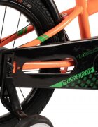 VELORS Bicicleta pentru copii V1807B PortocaliuVerde 18 inch cu roti ajutatoare