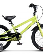 VELORS Bicicleta pentru copii V1807B Verde 18 inch cu roti ajutatoare