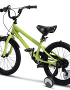 VELORS Bicicleta pentru copii V1807B Verde 18 inch cu roti ajutatoare