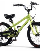 VELORS Bicicleta pentru copii V1807B Verde 18 inch cu roti ajutatoare