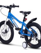 VELORS Bicicleta pentru copii V18345A Albastru roti 18 inch 5-7 ani greutate suportata 80 kg inaltime utilizator 110-125 cm