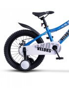 VELORS Bicicleta pentru copii V18345A Albastru roti 18 inch 5-7 ani greutate suportata 80 kg inaltime utilizator 110-125 cm