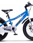 VELORS Bicicleta pentru copii V18345A Albastru roti 18 inch 5-7 ani greutate suportata 80 kg inaltime utilizator 110-125 cm