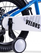 VELORS Bicicleta pentru copii V18345A Albastru roti 18 inch 5-7 ani greutate suportata 80 kg inaltime utilizator 110-125 cm
