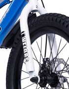 VELORS Bicicleta pentru copii V18345A Albastru roti 18 inch 5-7 ani greutate suportata 80 kg inaltime utilizator 110-125 cm