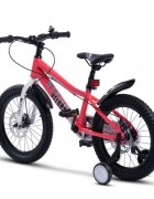 VELORS Bicicleta pentru copii V18345A Roz roti 18 inch 5-7 ani greutate suportata 80 kg inaltime utilizator 110-125 cm
