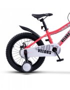 VELORS Bicicleta pentru copii V18345A Roz roti 18 inch 5-7 ani greutate suportata 80 kg inaltime utilizator 110-125 cm