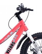 VELORS Bicicleta pentru copii V18345A Roz roti 18 inch 5-7 ani greutate suportata 80 kg inaltime utilizator 110-125 cm