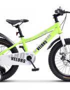 VELORS Bicicleta pentru copii V18345A Verde roti 18 inch 5-7 ani greutate suportata 80 kg inaltime utilizator 110-125 cm