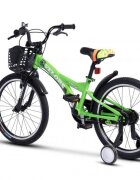 VELORS Bicicleta pentru copii V2001A Verde roti 20 inch varsta 7-10 ani inaltime utilizator 120-135 cm greutate suportata 80 kg