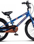 VELORS Bicicleta pentru copii V2007B AlbastruPortocaliu 20 inch cu roti ajutatoare