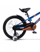 VELORS Bicicleta pentru copii V2007B AlbastruPortocaliu 20 inch cu roti ajutatoare